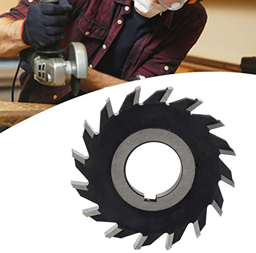 High Speed Steel Mill Disc, Face Milling Cutter 80mm/3.1in, 16 Teeth Face Milling Cutter, High Speed Steel Mill Disc for Plane, Side Milling Cutters