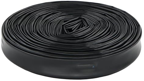 Cinta de goteo de 100 pies, 5/8 pulgadas, espaciado del emisor de cinta de riego de 6 pulgadas, equipo de riego automático para riego de jardín, patio, grosor de pared: 8 mil, flujo del emisor: 0.53