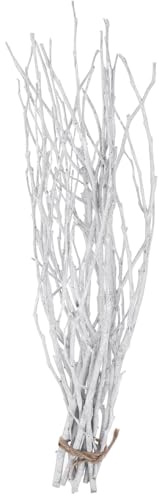 FUNOMOCYA Weiße Zweige 10 Stück Dekorative Zweige Für Vase Holzästchen Zum Kürzen Für Blumendeko Vase-Füllstoffe Für Mittelstücke Für DIY Hochzeit Weihnachten Und Wohnraum