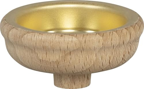 Rudolphs Schatzkiste Zubehör Adapter aus Holz zum Umbau von Kerzen auf Teelicht Ø1,4cm NEU Zubehör Ersatzteil Weihnachtspyramide