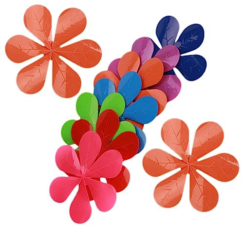 PHENOFICE 9pièces Décorations Colorées De Moulinets Éoliennes Suspendues pour Jardin Et Événements Extérieurs Accessoires Réutilisables pour Fête Et École Maternelle