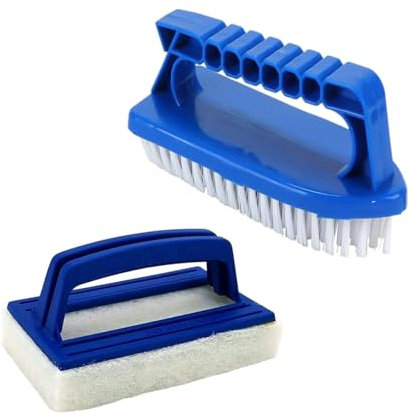 JKELPV Kit Limpieza Piscina Pool Maintenance Kit Cepillo para Piscinas Accesorios de Limpieza de Piscinas Piscina de Mano Jacuzzi Equipo de Limpieza Cepillo de Esponja de Pared