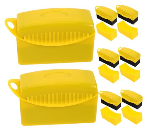 Amosfun 8 Pezzi Di Spugna Per Ceratura Spugna Per Dettagli Auto Prodotti Per La Pulizia Dell'Auto Tamponi Per Lucidatura Auto Tampone