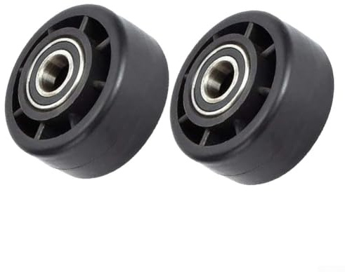 Replacement Treadmill Wheel for Exercise for Bike and Gym Equipment, High Load Capacity Bearing Roller Compatible with Fitness Machine, Heavy Duty Trolley Wheel, 74mm Plastic Pulley,