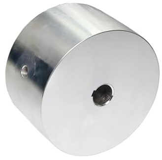 1 pezzo Ruota di trasmissione attiva for smerigliatrice a nastro Ruota di contatto completamente in alluminio Parti for affilacoltelli(4 inch)