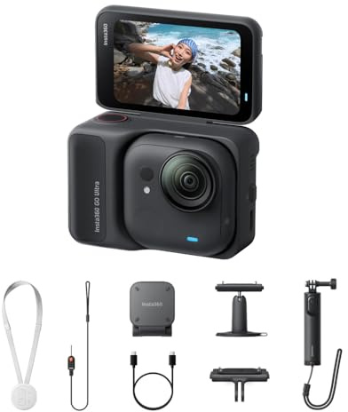 Insta360 GO Ultra Creator Bundle (Midnight Black) + 2 Year FlexiCare