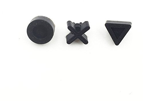 GGZone 1Set de goma de silicona pies de la cubierta de la almohadilla para PS4 Slim CUH-2006 consola