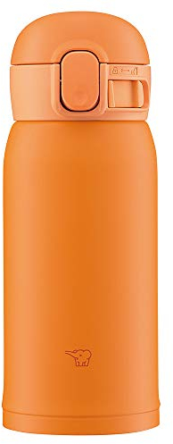 Zojirushi SM-WA36-DA Zojirushi Trinkflasche One-Touch-Edelstahlbecher Seamless 0,36L orange