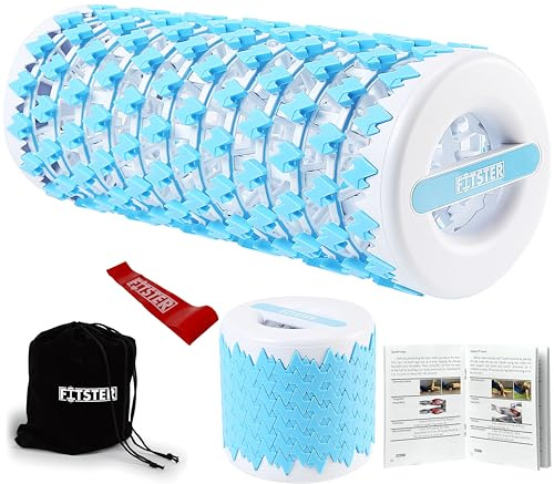 Collapsible Foam Roller for Exercise and Recovery (13 Inches), Easily Portable at 5.5 inches (Blue)