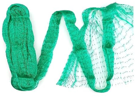 AiQima Vogelschutznetz, grünes Gartennetz, schützt Obst und Gemüse vor Vögeln und Tieren, Nutzpflanzen, Zäune, Teiche, Abdecknetz (Color : 5m x 10m)