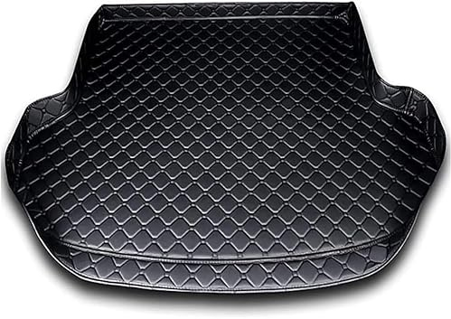 Car Leather Boot Mats Liner Protector for Toyota RAV4 V 2019 2020 2021 2022 2023 2024 2025, Rear Trunk Carpets Anti Scratch Cargo Tray Interior,A/Black