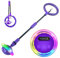 SGZIOO Kinder Blinkender Springring, Faltbarer Swing Wheel mit Lichtrad, Zähler, Zeit, Kilometerstand und Kalorienzähler, Fußkreisel Kinder für Jungen und Mädchen ab Sechs Jahren