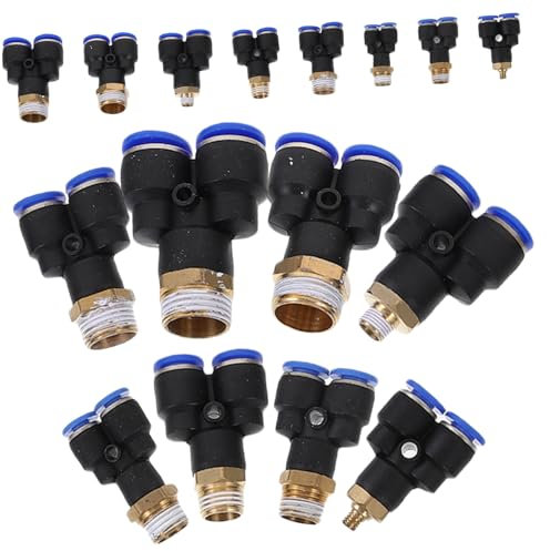 VALICLUD 16pcs Pressure Washer Quick Connect Fittings Air Hose Adapter and Material for Air Compressor Tools Hoses Leakage Easy Installation