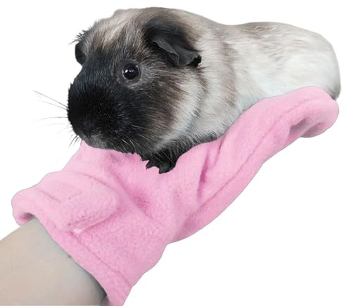 laxreheye Kratzfeste Handschuhe – Schutzhandschuhe für Katzen und Kleintiere, weicher Handschuh für die Fellpflege von, Krallen, Vögeln, Reptilien, Eidechsen, Hamster, Igel