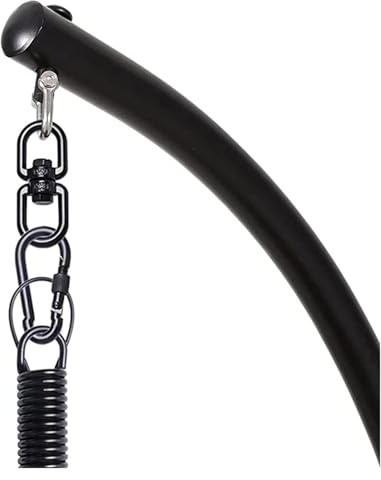 VCSZYAFX Balançoire à Ressort avec mousquetons et Crochet Rotatif pour Chaise Suspendue, Balançoires