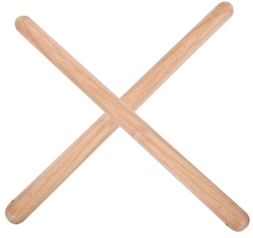 BESPORTBLE Baquetas de Madera para Percusión Taiko 1 Par, Palillos Rítmicos, Accesorios para Instrumentos Musicales de Percusión