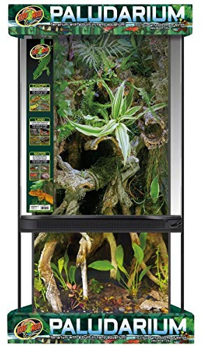 Zoomed Paludarium 46x46x91 cm 40l för reptiler/amfibier