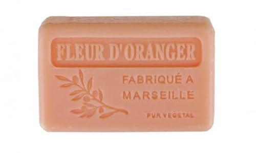 Savon de Marseille enrichit à l'huile de karité bio, parfum fleur d'Oranger 100g