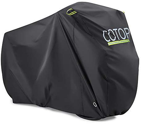 COTOP Telo Copri Bicicletta da Esterno,Telo Bici Impermeabile,210D Oxford telo copri scooter impermeabile Antipolveri Anti-UV con Sacca per Il Trasporto per Esterno Mountain Bike Scooter