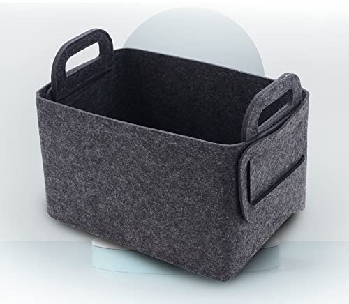 Portalegna da Interno in Ferro Cesta Portalegna da Esterno Portariviste da Terra, può Contenere Giornali, Vestiti, Giocattoli, ECC,45x29x31cm