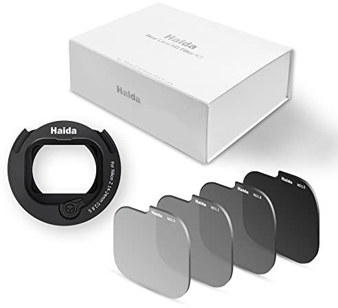 Haida ND-Filter-Set für Heckobjektiv – ND8, ND16, ND64, ND1000, Neutraldichtefilter-Set mit Adapterring für Objektiv Nikon Z 14-24 mm f/2,8 S