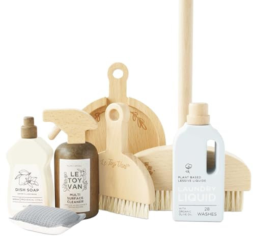 Le Toy Van - Umweltfreundliches Reinigungsset, 7-teilig, Kinderspielzeug, Geschenkidee für Kinder ab 3 Jahren, Uni