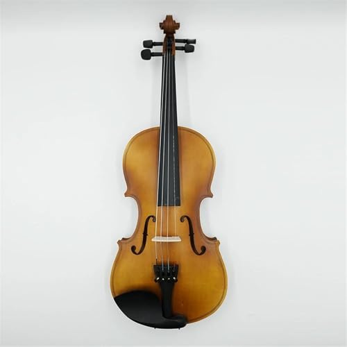 Erwachsenen geige Anfänger Holzgeige Mit Geigenkasten Und Geigenbogen Von Musikinstrument Und Teile 4/4(Natural Matte)