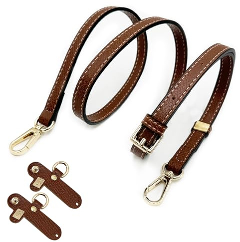 Sunshine smile Schultergurt für Longchamp Tasche Damen,Verstellbarer Schulterriemen aus Leder,Ersatzriemen aus Leder,Taschengurte,Riemen Tragegurte,Schulterriemen Umhängegurt für Longchamp