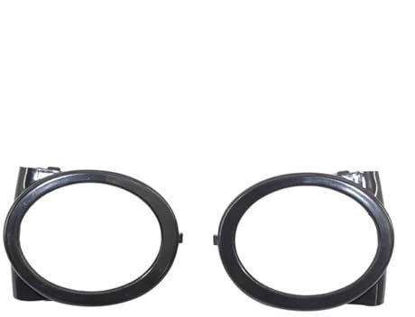 CLWYWUL Nebelscheinwerfer Grill Kompatibel Mit M3 E46 2000 2001 2002 2003 2004 2005 2006 Ersatz-Auto-Nebelscheinwerfer-Abdeckung, Nebelscheinwerfer-Haube 51112695255 51112695256