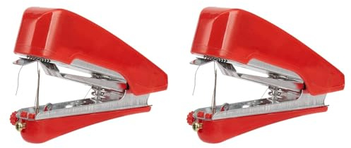 Remingtape 2X Tragbar Naehen im Freien Kleine Tragbare Mini Hand Hand-Naehmaschine -Naehmaschine (Zufaellige Farben)