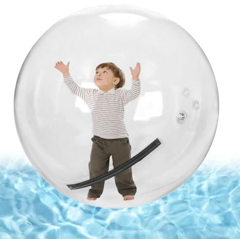 HNBYLMM Pelota Inflable para Caminar sobre el Agua Flotador de Piscina Humano rodante Rodillo Inflable para Caminar sobre el Agua Bola Zorb o Equipo para Artes escénicas,1.5M