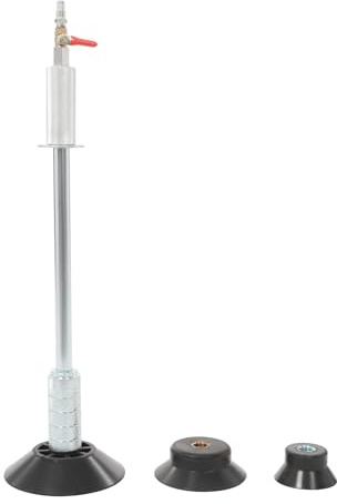 TTISJHK Pneumatischer Ausbeulhammer mit 3 Saugnäpfen (8/11,8/15,5cm), Luftdruck Dellenzieher Karosserie Ausbeulgerät, Auto Dellen Reparatur Werkzeug, Stahl verzinkt, Profi & DIY Werkstatt