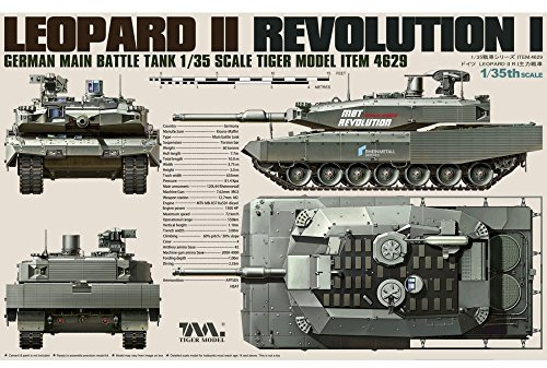 Tigermodel TG-4629 Modellbausatz German Main Battle Panzer Revolution I Leopard II
