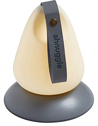 Shnuggle Moonlight Baby Night Light & Room Thermometer Dock | Rechargeable & Portable | Newborn Essentials Nightlight for Better Sleep & Comfort | Perfect Baby Gift