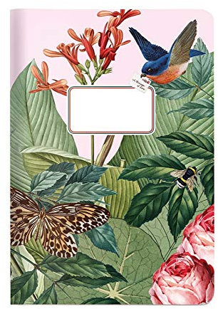 Heft A5 kariert, Lovebird