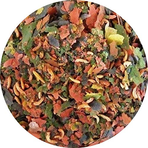 Flockenfutter Natural Flocken Hauptflocken Fischfutter Aquarium Zierfischflocken (1 l)