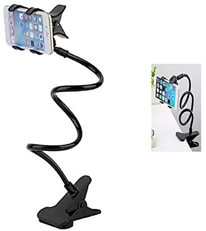 Porta Cellulare, Supporto Universale Regolabile a Collo d'oca, Supporto per Telefono Pigro Ruotabile a 360 Gradi, Adatto a Tutti gli Smartphone da 4 a 7 Pollici, Adatto a Scrivanie, Comodini (Nianco)
