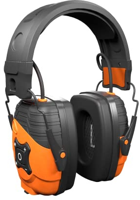 ISOtunes LINK Bluetooth Earmuffs – Bluetooth Ear Protection Headphones for Work, Mowing, and Construction, 25 dB NRR OSHA Approved Headphones, Ultra-Durable Bluetooth Hearing Protection
