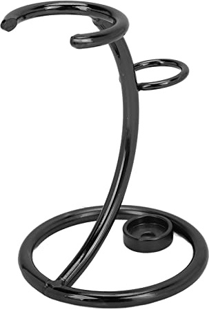 Yosoo Health Gear Rasierständer Edelstahl Rasierpinsel Halterung Schwarz