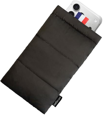 SAFACUS Étui Thermique pour téléphone Intelligent - pour Le Camping - pour iPhone Housse Universelle Smartphone - Pochette de Protection pour téléphone Portable (Brun)