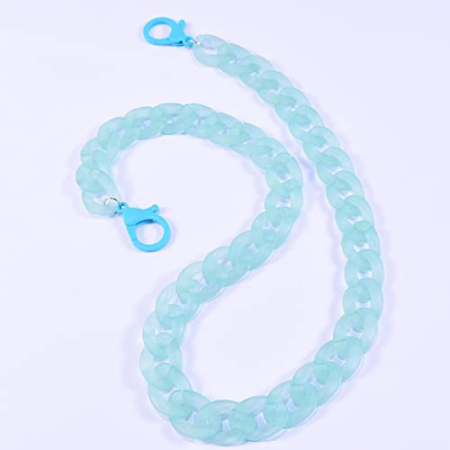 Brillenkette Exklusive Fluoreszierende Brillenkette Am Halshalter Damenmode Acryl Sonnenbrillen Brillen Umhängeband Halskette 20Ky1201-5