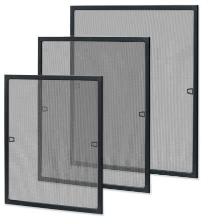 SUBTLETY 100×120cm Fliegengitter Fenster mit Alurahmen Rahmen Insektenschutz Fensterrahmen Ohne Bohren Fliegennetz Fenster Insektenschutzgitter Schneidbar Mückengitter Fliegenschutz (Anthrazit)