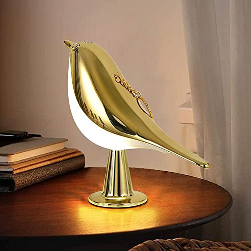 ZDAYOZ Bedside Touch Control Bird Aroma Lamp, Lovely Golden Bird Decorative Night Light