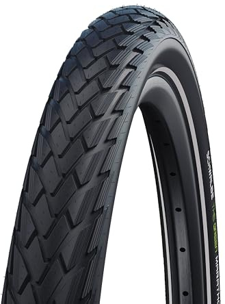Schwalbe Green Marathon Fahrradreifen – Reifen mit GreenGuard Pannenschutz – Schwalbes umweltfreundlichster Reifen – mit ADDIX oder ADDIX Eco Compound – Drahtreifen