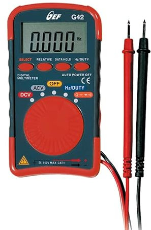 Multimetro digitale tascabile 13042CATIII 300V GEFHT-INSTRUMENTS G42