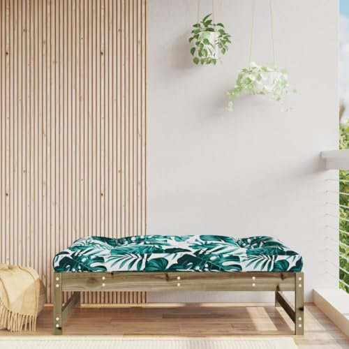 CIADAZ Gartenhocker 120x80 cm Kiefernholz Imprägniert, Balkon Hocker, Fusshocker Garten, Hocker Garten, Fußhocker Für Sessel, Gartenmöbel Hocker 825743