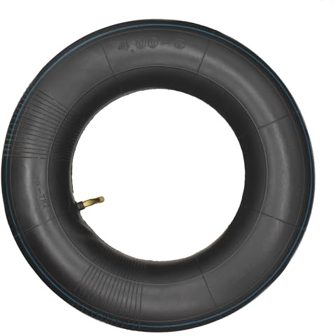 Schlauch 4.00-8 für 400mm Luftrad,Ersatzschlauch,Innenschlauch mit Winkelventil für Schubkarrenrad