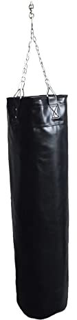 Boxsack Stehend Home Fitness Drop Hollow Empty Hook Hanging Kick Sandsack Boxsack Erwachsene (Color : Black 150cm)