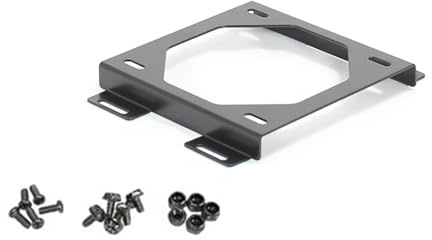 Osdhezcn Fan Radiator Holder for 120MM 240MM 360MM Radiator Mount Bracket for Computer Case Accessory Internal Fan Holder for Computer Case Zinc Coated Fan Bracket for PC Case