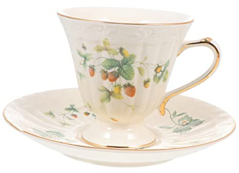 Alipis Set Da Caffè in Ceramica Vintage - Design Europeo - Set Da Tè Per La Casa
